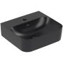 Villeroy & Boch Finion umywalka 43x39 cm prostokątna CeramicPlus Pure Black 43644LR7 zdj.1