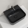 Villeroy & Boch Finion umywalka 43x39 cm prostokątna CeramicPlus Pure Black 43644LR7 zdj.5