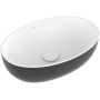 Villeroy & Boch Artis umywalka 48x32,5 cm owalna nablatowa Coal Black 438848BCT8 zdj.3