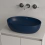Villeroy & Boch Artis umywalka 48x32,5 cm owalna nablatowa CeramicPlus Nightfall 438848R6 zdj.4