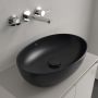 Villeroy & Boch Artis umywalka 48x32,5 cm owalna nablatowa CeramicPlus Pure Black 438848R7 zdj.8