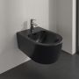 Villeroy & Boch Skyla bidet wiszący CeramicPlus Pure Black 448200R7 zdj.6