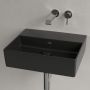 Villeroy & Boch Memento 2.0 umywalka 50x42 cm prostokątna ścienna CeramicPlus Pure Black 4A2253R7 zdj.6
