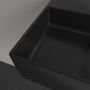 Villeroy & Boch Memento 2.0 umywalka 50x42 cm prostokątna ścienna CeramicPlus Pure Black 4A2253R7 zdj.8