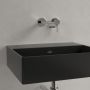 Villeroy & Boch Memento 2.0 umywalka 50x42 cm prostokątna ścienna CeramicPlus Pure Black 4A2253R7 zdj.9