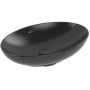 Villeroy & Boch Loop & Friends umywalka 56x38 cm owalna nablatowa CeramicPlus Pure Black 4A4701R7 zdj.1