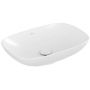 Villeroy & Boch Loop & Friends umywalka 56x38 cm prostokątna nablatowa biała 4A490101 zdj.1