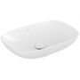 Villeroy & Boch Loop & Friends umywalka 56x38 cm prostokątna nablatowa Stone White CeramicPlus 4A4901RW zdj.2