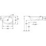 Villeroy & Boch Loop & Friends umywalka 56x38 cm podblatowa owalna CeramicPlus Weiss Alpin 4A5500R1 zdj.2