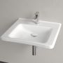 Villeroy & Boch ViCare umywalka 60x55 cm prostokątna ścienna Weiss Alpin 4A806101 zdj.8