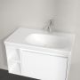 Villeroy & Boch Skyla umywalka 80x46 cm prostokątna meblowa prawa CeramicPlus Stone White 5A52R2RW zdj.8