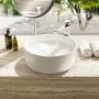 Villeroy & Boch Octagon umywalka 42x42 cm okrągła nablatowa CeramicPlus Stone White 5A5640RW zdj.3