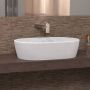 Villeroy & Boch Architectura umywalka 60x40 cm nablatowa owalna CeramicPlus Weiss Alpin 5A2661R1 zdj.5