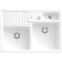 Villeroy & Boch Double-Bowl zlewozmywak ceramiczny 89,5x63 cm biały 632392R1 zdj.1