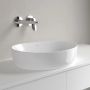 Villeroy & Boch Antao umywalka 51x40 cm nablatowa asymetryczna CeramicPlus Weiss Alpin 4A7351R1 zdj.7