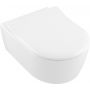 Zestaw Villeroy & Boch Avento miska WC z deską i stelaż z przyciskiem chrom (92099600, 5656R001, 9M87S101, 92249061) zdj.8