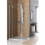 Kabina półokrągła dwuskrzydłowa 80 x 190 cm  Aquaform Sol de Luxe 100-06040 zdj.1