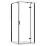 Bravat SNB kabina prysznicowa 90x90 cm kwadratowa prawa szkło transparentne/czarny mat SNB90/90P zdj.1
