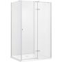 Besco Pixa kabina prysznicowa 120x90 cm prostokątna chrom połysk/szkło przezroczyste PPP-129-195-C zdj.1