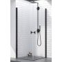 Radaway Nes Black KDD I drzwi prysznicowe 90 cm prawe czarny mat/szkło przezroczyste 10021090-54-01R zdj.1