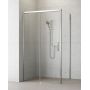 Radaway Idea KDJ drzwi prysznicowe 160 cm do ścianki lewe chrom/szkło przezroczyste 387046-01-01L zdj.1