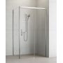 Radaway Idea KDJ drzwi prysznicowe 150 cm do ścianki prawe chrom/szkło przezroczyste 387045-01-01R zdj.1