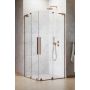 Radaway Furo SL Brushed Copper KDD kabina prysznicowa część prawa 120x120 cm kwadratowa miedź szczotkowana/szkło przezroczyste 10305120-93-01R zdj.1