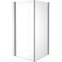 Duravit OpenSpace B kabina prysznicowa 90 cm kwadratowa szkło przezroczyste/lustrzane 770008000100000 zdj.1