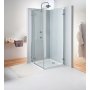 Koło Next Walk-In ścianka prysznicowa 100 cm boczna srebrny połysk/szkło przezroczyste HSKX10222003 zdj.3