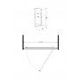 Drzwi prysznicowe 80 cm Koło Akord Pivot RDRP80222005 zdj.2