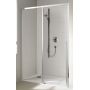 Kermi Cada XS drzwi prysznicowe 155 cm lewe srebrny wysoki połysk/szkło przezroczyste CKD2L15520VPK zdj.1