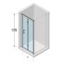 Novellini Kali S drzwi prysznicowe 65 cm srebrny/szkło przezroczyste KALIS65-1B zdj.2