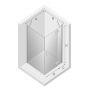 New Trendy New Renoma kabina prysznicowa 90 cm kwadratowa szkło przezroczyste D-0113A/D-0084B zdj.2