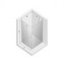New Trendy New Soleo kabina prysznicowa 90x100 cm prostokątna lewa chrom połysk/szkło przezroczyste D-0149A/D-0089B zdj.2