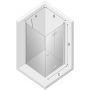 New Trendy New Soleo kabina prysznicowa 80x90 cm prostokątna prawa chrom/szkło przezroczyste D-0152A/D-0088B zdj.2