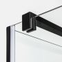 New Trendy Negra kabina prysznicowa 90 cm kwadratowa szkło przezroczyste EXK-1128/EXK-1128 zdj.5
