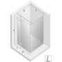 New Trendy Eventa kabina prysznicowa 100x80 cm prostokątna lewa chrom/szkło przezroczyste EXK-4481 zdj.2