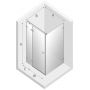 New Trendy Avexa White kabina prysznicowa 80x80 cm kwadratowa lewa biały mat/szkło przezroczyste EXK-2702 zdj.2