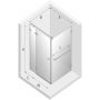 New Trendy Avexa Gold Shine kabina prysznicowa 80x110 cm prostokątna lewa złoty połysk/szkło przezroczyste EXK-3166 zdj.2