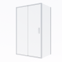 Oltens Fulla kabina prysznicowa 130x80 cm prostokątna drzwi ze ścianką chrom/szkło przezroczyste 20209100 zdj.1