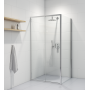 Oltens Fulla kabina prysznicowa 100x90 cm prostokątna drzwi ze ścianką chrom/szkło przezroczyste 20204100 zdj.1