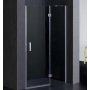 Omnires Manhattan drzwi prysznicowe uchylne 130 cm chrom/ transparentne ADP13XLUX zdj.2