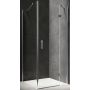 Omnires Manhattan kabina prysznicowa 80x80 cm prostokątna chrom/szkło przezroczyste MH8080CRTR zdj.1
