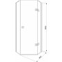 Kabina prysznicowa 90 x 90 cm Poolspa Metropolis Diamond PB3000026 zdj.2