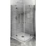 Polysan Fortis Line kabina prysznicowa 150x150 cm prostokątna chrom/szkło przezroczyste FL1115LFL1115R zdj.1