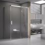 Ravak Matrix MSDPS-100/100 R kabina prysznicowa 100x100 cm kwadratowa prawa polerowane aluminium/szkło przezroczyste 0WPAAC00Z1 zdj.1
