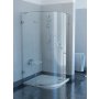 Kabina prysznicowa półokrągła chrom+transparent GSKK3-100 L 200 Ravak Glassline 37LAAA0KZ1 zdj.1