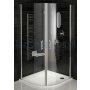 Kabina prysznicowa chrom+transparent Ravak Elegance ESKK2-100 3E0A0A00Z1 zdj.1