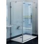 Kabina (drzwi ze ścianką stałą) chrom+transparent GSDPS-90/90 L Ravak Glassline 0BL77A00Z1 zdj.1