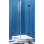 Kabina prysznicowa półokrągła chrom+transparent GSKK4-80 Ravak Glassline 3A244A00Y1 zdj.1
